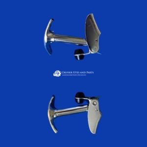 Toyota Landcruiser 40 series Aftermarket chrome bonnet / hood catch PAIR 53506-60010NG   FJ40 HJ45 BJ42 FJ45 HJ47