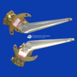 Toyota Landcruiser Window Regulator with vent, 75 & 79 Series Ute Troopies PAIR New