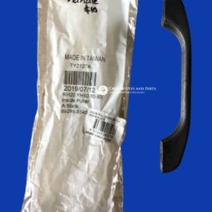 Toyota Landcruiser inside pull door handle BLACK plastic  69285-90801-01  BJ42 FJ40 FJ45 HJ45 HJ47 11/83-10/84