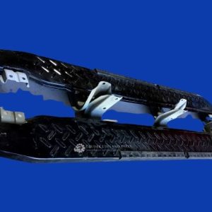 Toyota Landcruiser steel side step pair side steps black to suit VDJ79 single cab (8/2016 onwards)