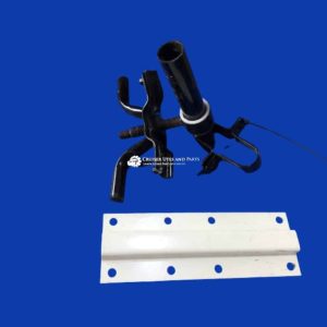 Toyota Landcruiser style side tray tub rear spare wheel holder with mounting plate New genuine