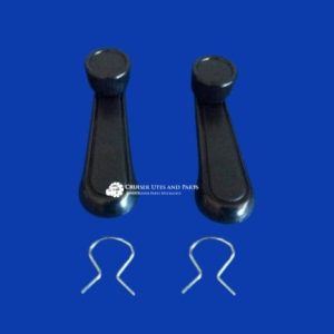 Toyota Landcruiser window winder handle (PAIR) BLACK  75, 79 series N69260-10040-05