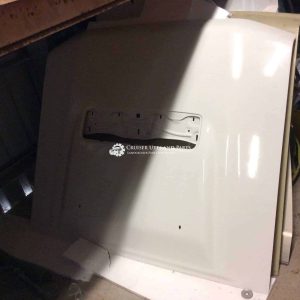 Toyota Landcruiser VDJ76 VDJ78 VDJ79 series bonnet white (small scoop type)