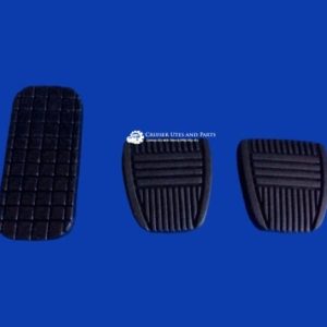 Toyota Landcruiser 75 & 79 series Accelerator, brake & clutch pedal rubber set 78111-95110 31321-14020
