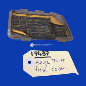 Toyota Landcruiser HJ75 HZJ75 interior fuse box cover lid BEIGE